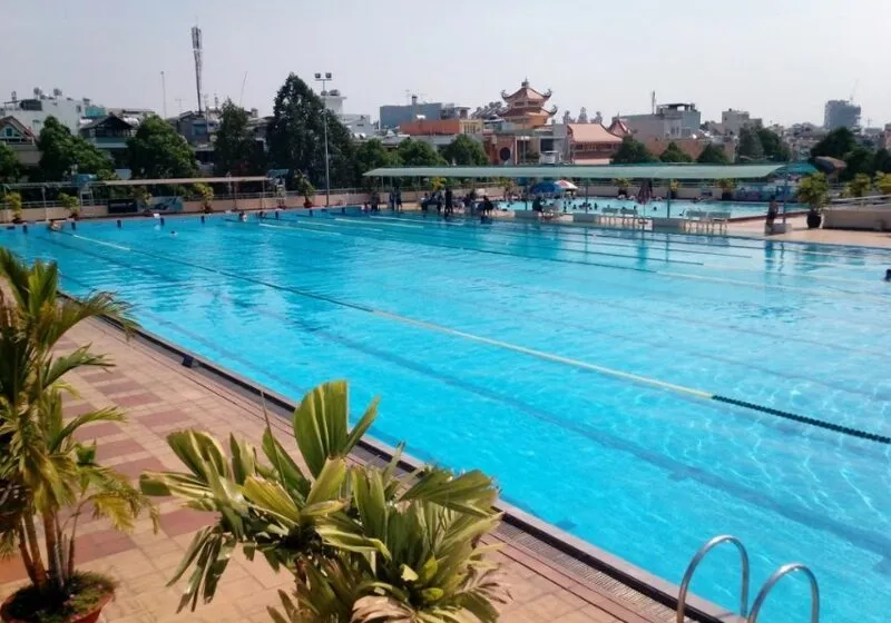 hồ bơi rạch miễu